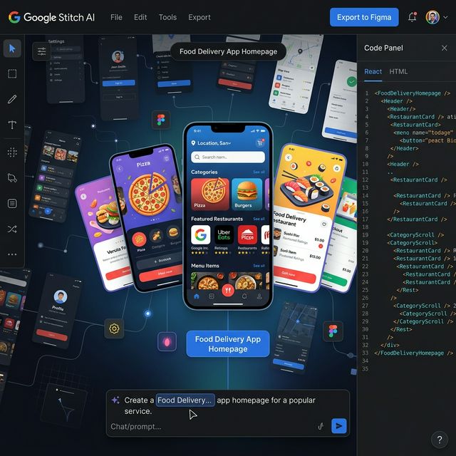 Google Stitch AI — UI Design Tool Powered by Voice, Prompts, and Gemini 2.5